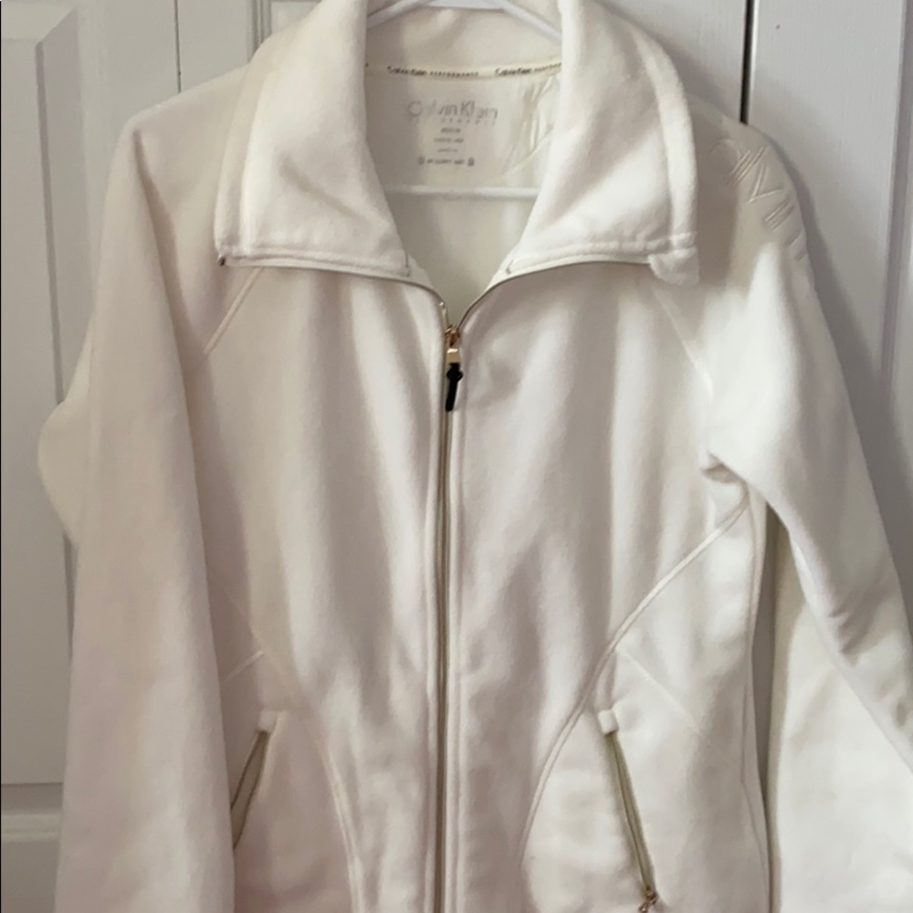 White Calvin Klein Jacket
